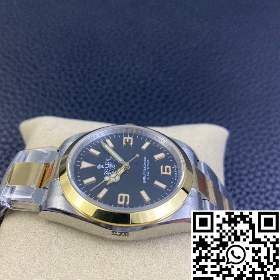 EW Rolex M124273-0001 Factory Dial Explorer Black 0320